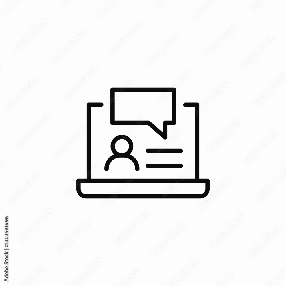 account message icon sign vector account message icon sign vector
