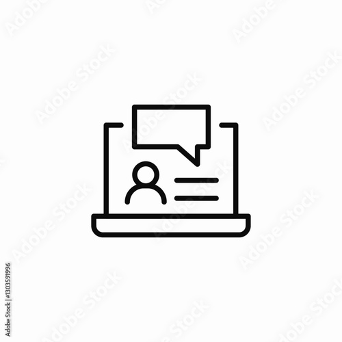 account message icon sign vector