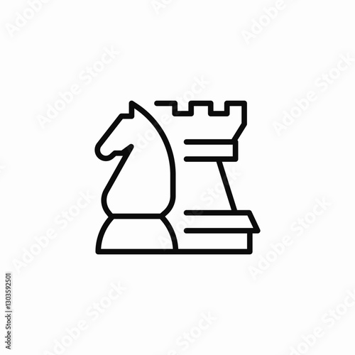 chess game icon sign vector