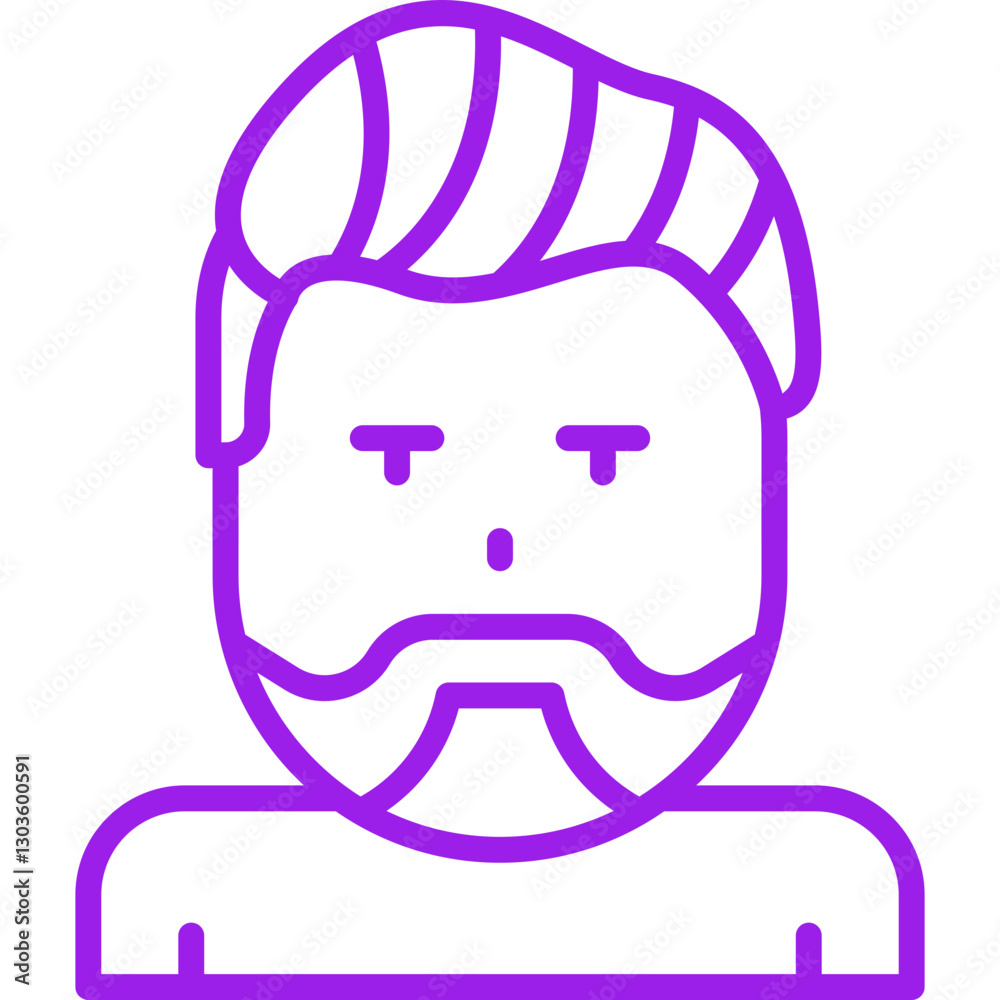 Hipster Style I single vector icon illustration Hipster Style I single vector icon illustration