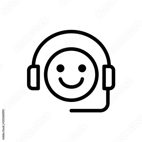 support, helpline -  vector icon