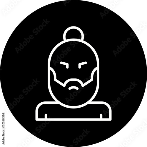 Hipster Style II single vector icon illustration