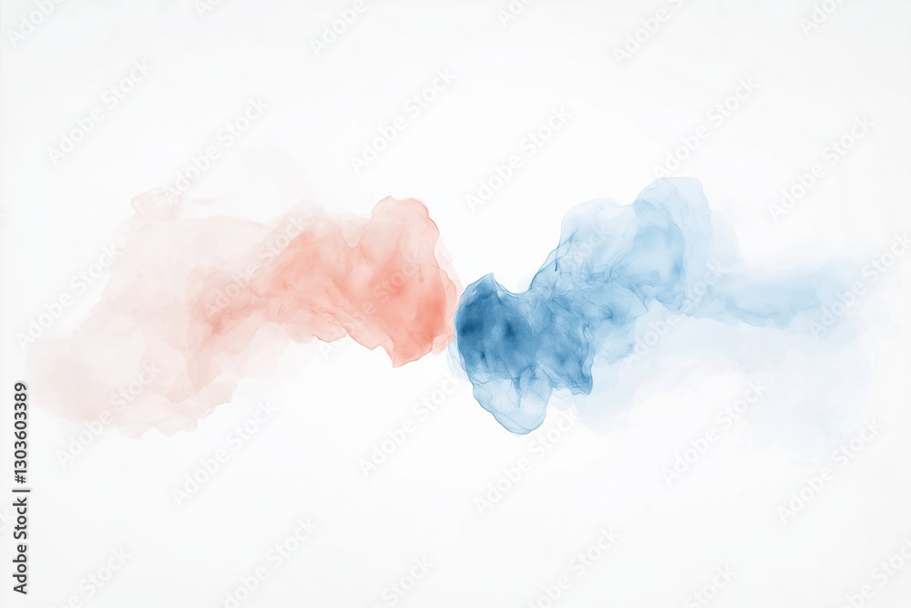 Fototapeta premium Abstract Watercolor Smoke