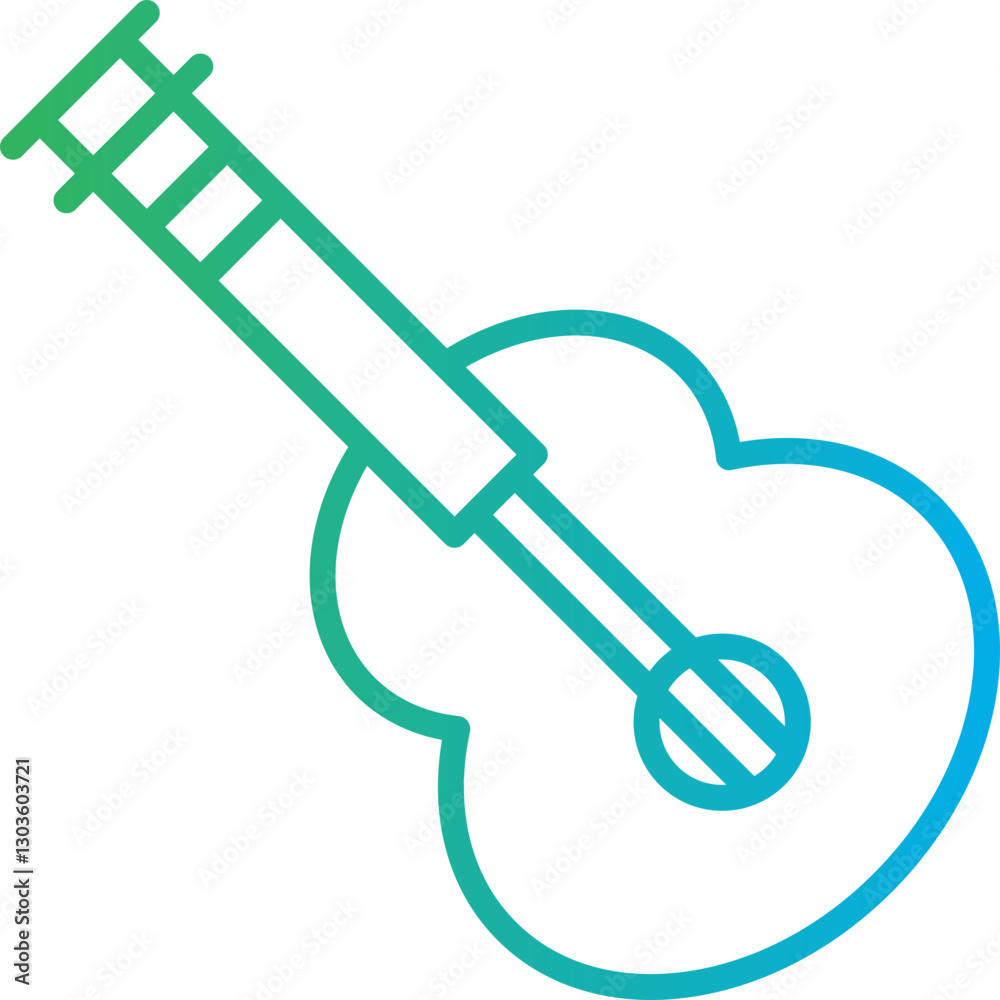 Guitar single vector icon illustration Guitar single vector icon illustration