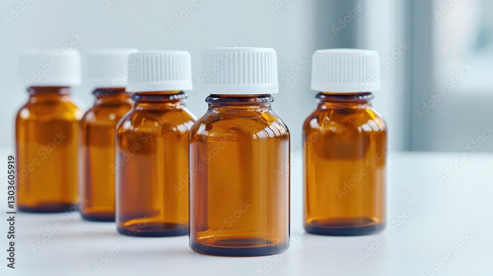 Chaos in Pharmacy: Unlabeled Medicine Bottles on White Surface Amidst Unorganized Environment Chaos in Pharmacy: Unlabeled Medicine Bottles on White Surface Amidst Unorganized Environment