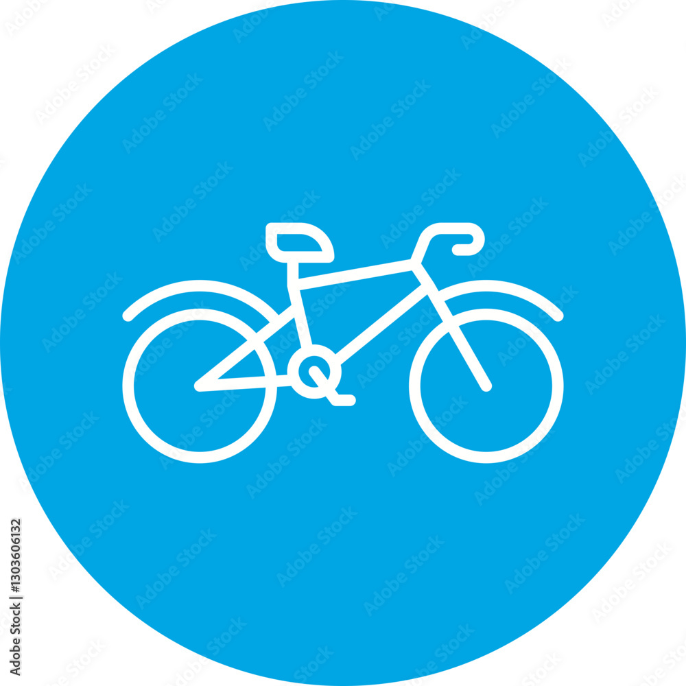 Bicycle I single vector icon illustration Bicycle I single vector icon illustration