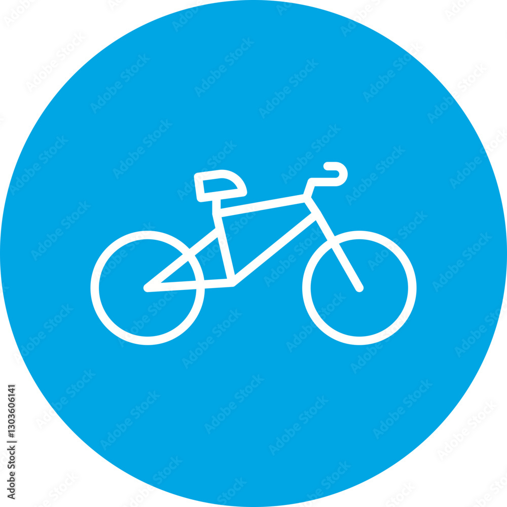 Bicycle II single vector icon illustration Bicycle II single vector icon illustration