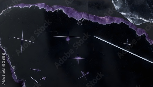 black crystal surface with ethereal glowing symbols for digital artwork sci fi illustrations and futuristic themed compositions