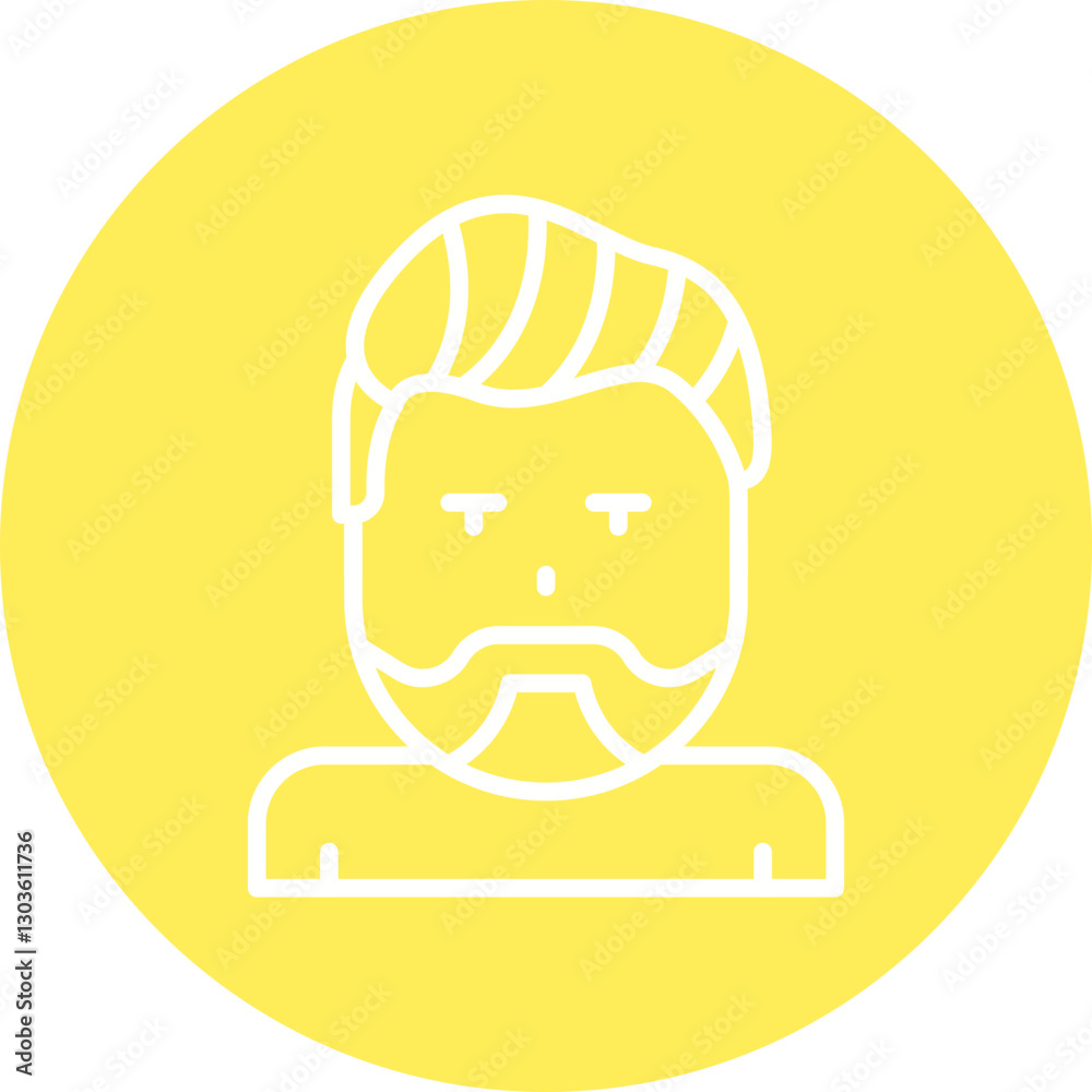 Hipster Style I single vector icon illustration Hipster Style I single vector icon illustration