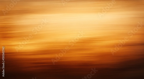 Golden Sunset Sky; Soft Clouds photo