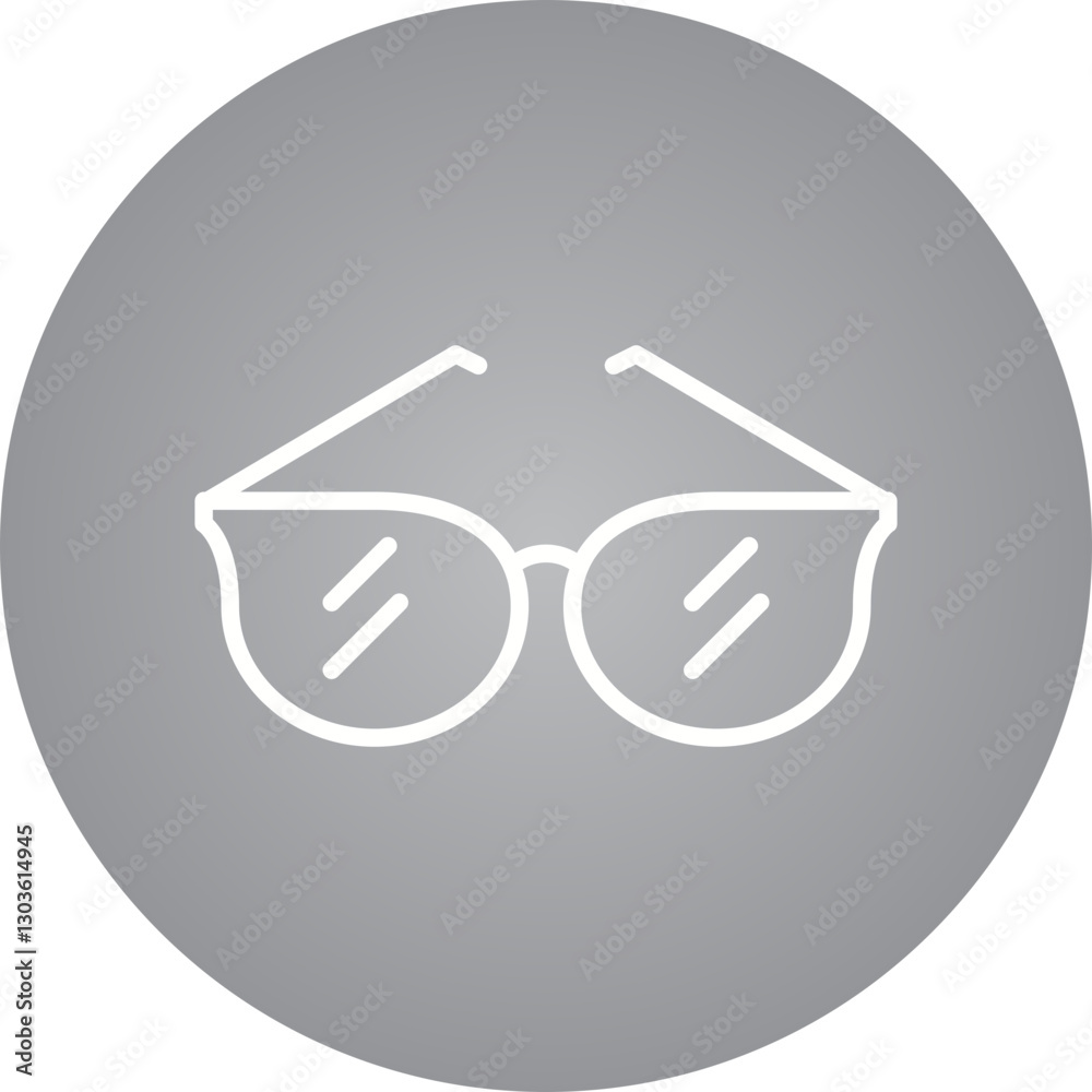Sunglasses single vector icon illustration Sunglasses single vector icon illustration