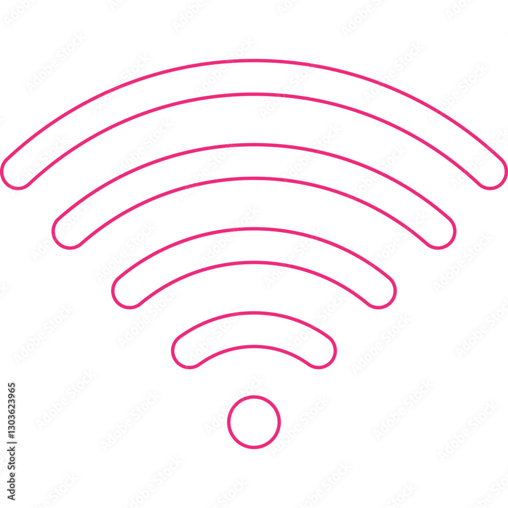 Wifi single vector icon illustration Wifi single vector icon illustration