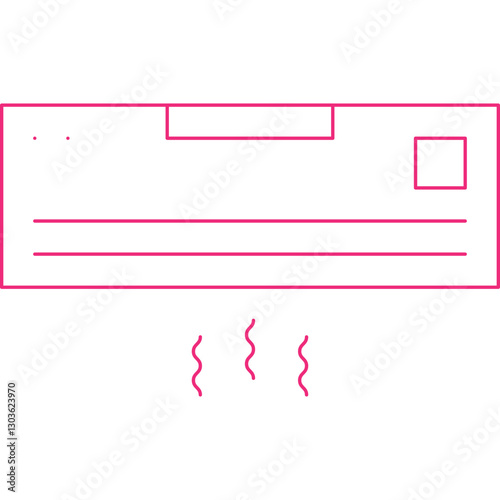 AC single vector icon illustration