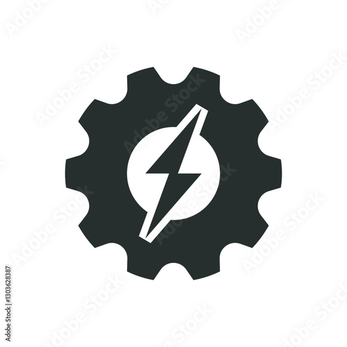 Vector design of electrical maintenance flat icon. Service and repair electric symbol vector design. 