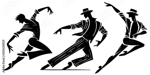 Konstfotografi Moonwalk dance silhouette