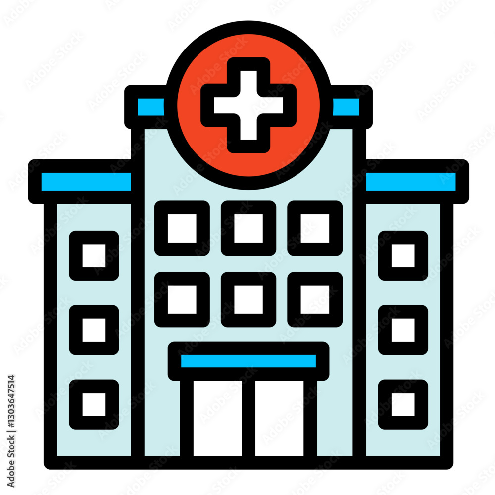 Fototapeta premium Hospital Building