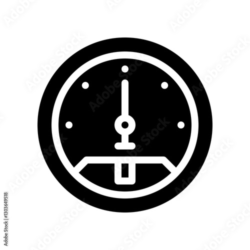 barometer glyph icon