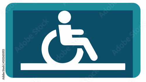 StreetLevel Signage An image showing a lowmounted sign with simple easily readable fonts and symbols accessible for those seated or using mobility aids.
