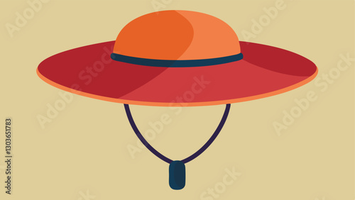Sun Protection Gear A depiction of a largebrimmed adaptive hat with adjustable chin ss and UV protection fabric made for individuals needing extra support in outdoor settings.