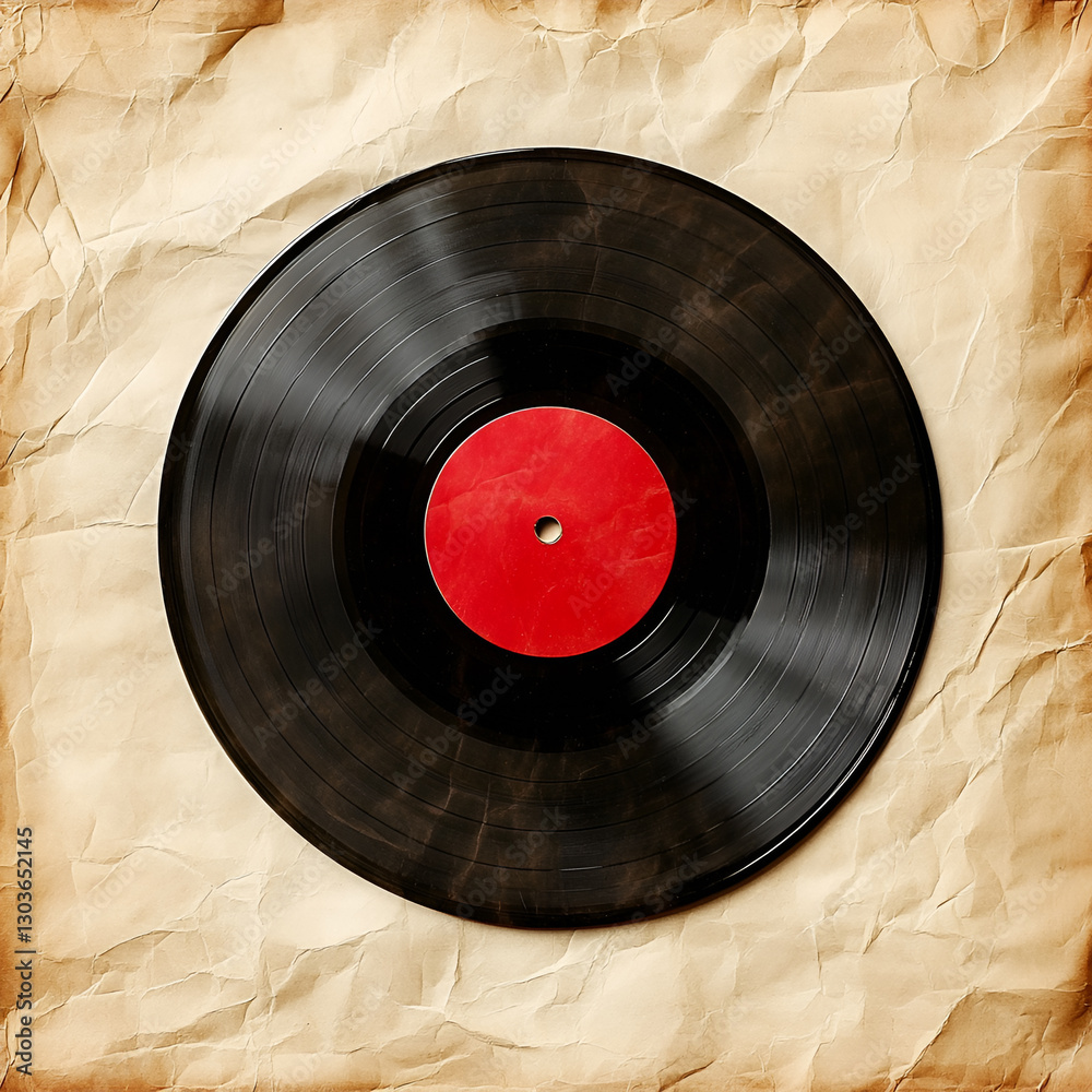 Obraz premium Old vinyl record pattern
