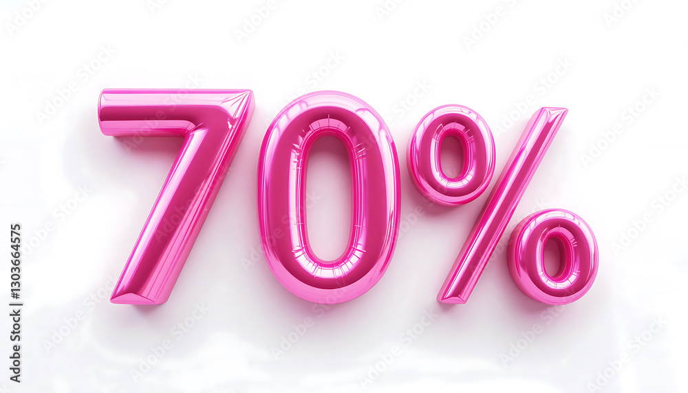 70 Percent Off Sale. 70% percent of. Special offer discount. pink number 70% 3d rendering. sign for marketing, sales, discounts, promotions, financial, business, banner. 3d pink number. number design 70 Percent Off Sale. 70% percent of. Special offer discount. pink number 70% 3d rendering. sign for marketing, sales, discounts, promotions, financial, business, banner. 3d pink number. number design