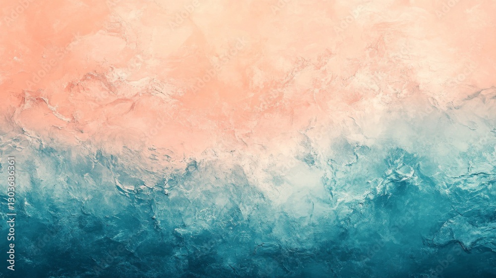 Obraz premium Abstract art showing pastel colors transitioning from top to bottom