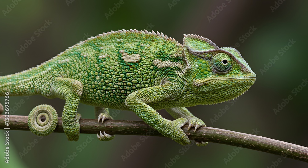 Obraz premium Master of Disguise The Chameleon in its Natural Habitat