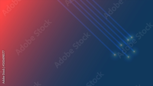 Striking red and blue cosmic background with subtle star-like elements, evoking a celestial atmosphere perfect for space themes, sci-fi concepts, or futuristic technology designs.