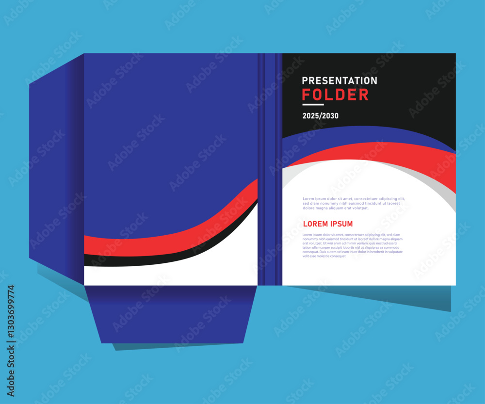 Abstract corporate company presentation folder layout template print Abstract corporate company presentation folder layout template print