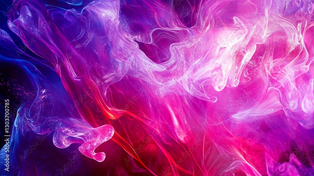 Abstract colorful swirling smoke design with bright vibrant pinks, purples and blues Abstract colorful swirling smoke design with bright vibrant pinks, purples and blues