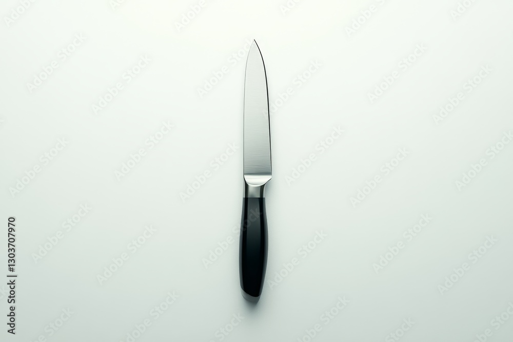 Modern Kitchen Knife on White Background Modern Kitchen Knife on White Background
