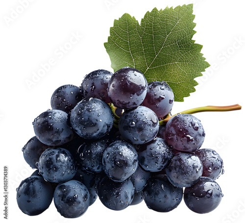 High-Resolution Photograph of Grapes - PNG