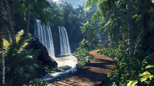 waterfall in the forest