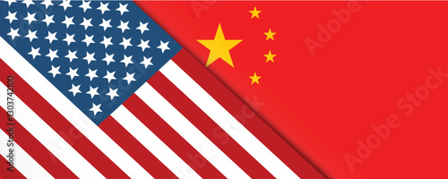 Global financial trade countries of America vs China