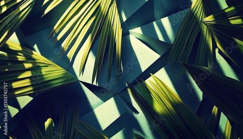 blue and yellow background