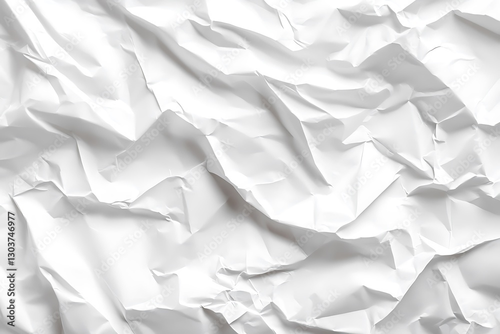 White crumpled paper texture background for design with copy space for text or image. White crumpled paper texture background for design with copy space for text or image.