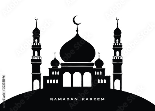 ramadan karim vector illustration photo
