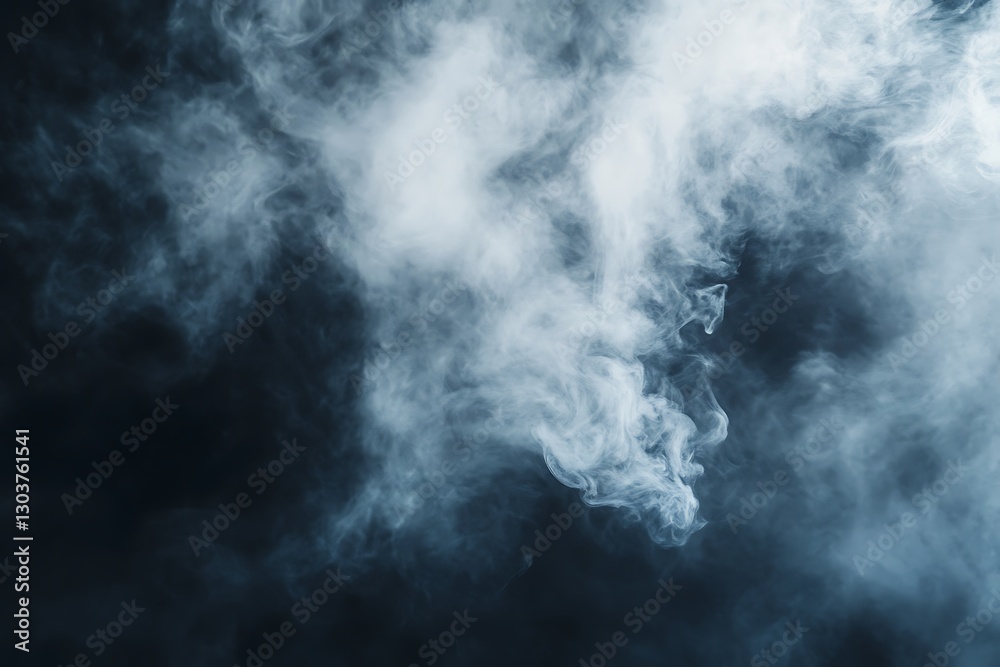 Dense cloud of smoke. Abstract background. Selective focus. Toned. Dense cloud of smoke. Abstract background. Selective focus. Toned.