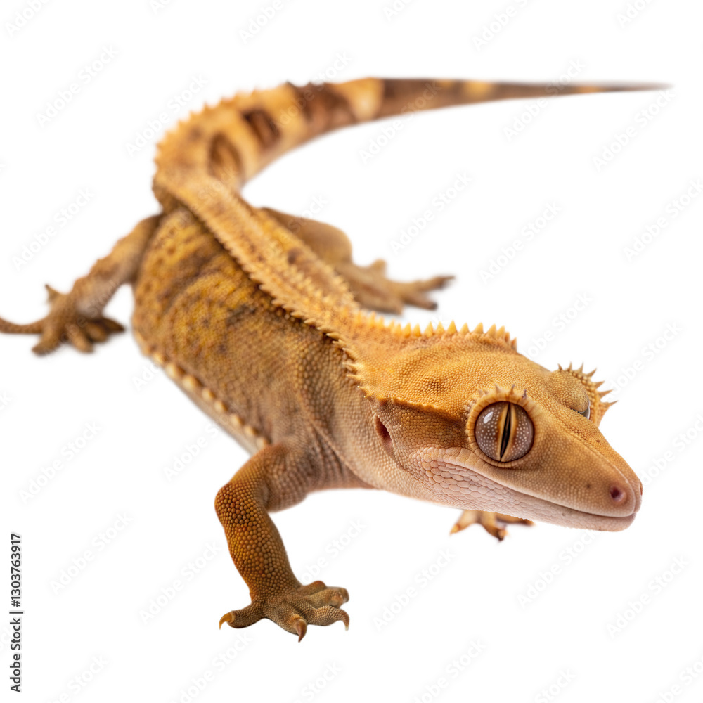Naklejka premium Crested Gecko AI Generated Image
