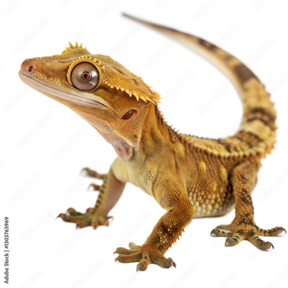 Naklejka premium Crested Gecko AI Generated Image