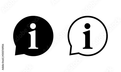 Information sign icon logo design. about us sign and symbol. question mark icon
