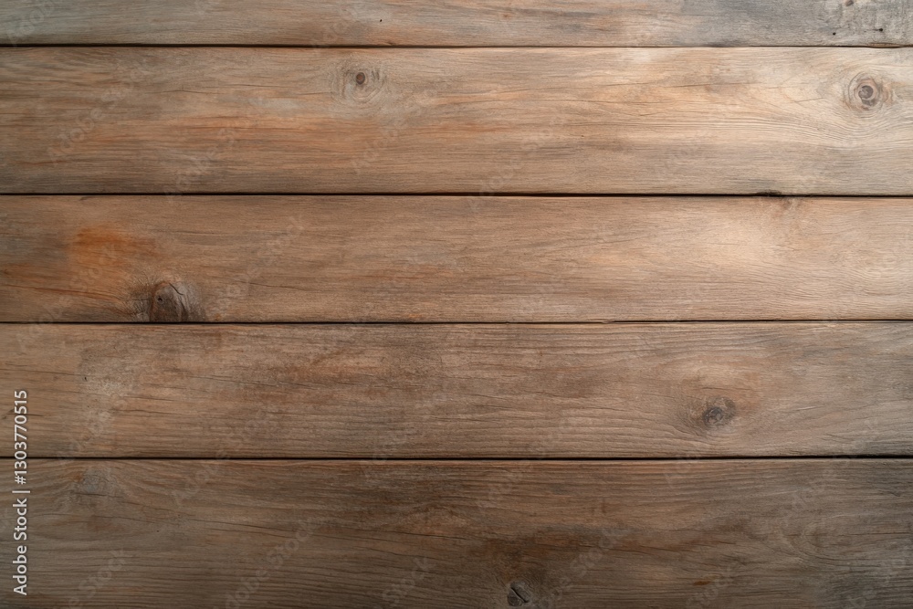 Fototapeta premium Brown wooden planks forming rustic background texture