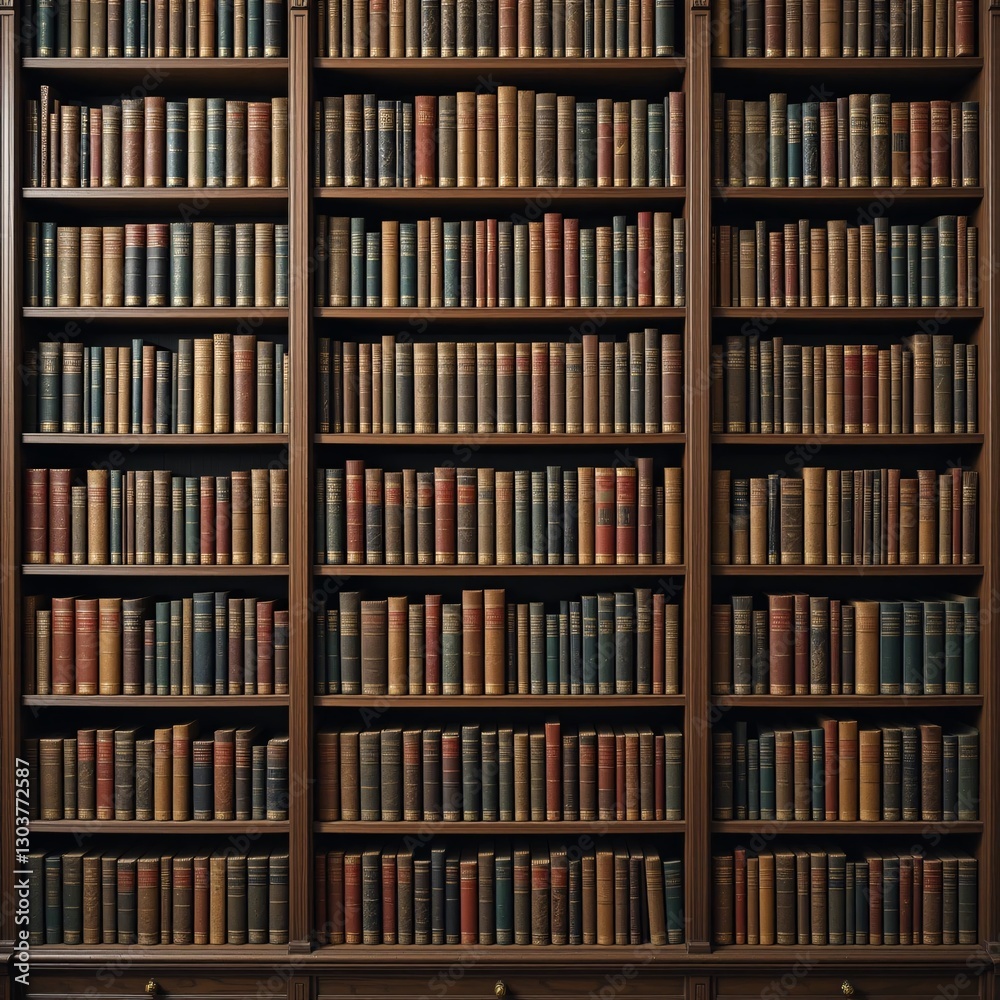 Aged Bookshelf, A Sanctuary Of Knowledge. Wooden Shelves Overflowing. Reading Room Inspiration. Quiet Corner. Home Library. Classic Literature. Books Display. Antique Volumes. Time-tested Wisdom. Aged Bookshelf, A Sanctuary Of Knowledge. Wooden Shelves Overflowing. Reading Room Inspiration. Quiet Corner. Home Library. Classic Literature. Books Display. Antique Volumes. Time-tested Wisdom.