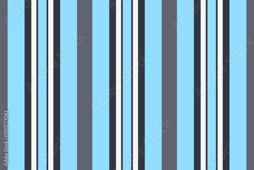 Curve pattern vector lines, decorate seamless background vertical. Kit texture stripe textile fabric in dark and cyan colors.