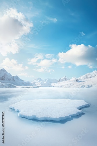 Wallpaper Mural Serene Iceberg in a Calm Polar Landscape Torontodigital.ca