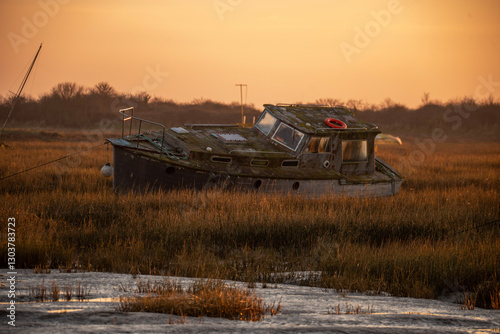 Leigh on Sea low tide sunset