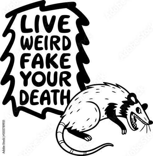 Retro Funny Sarcastic Animal T shirt design