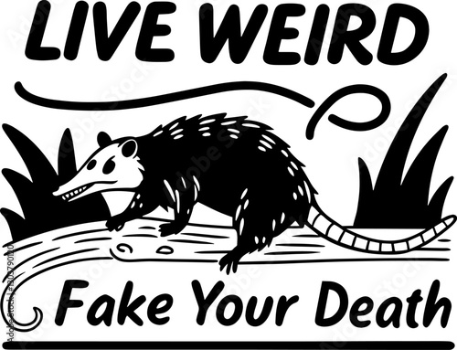 Retro Funny Sarcastic Animal T shirt design