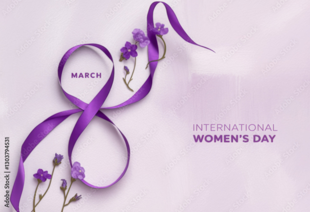 Fototapeta premium Happy international women’s day concept. 