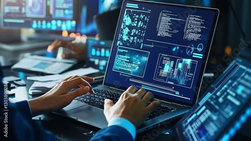 Developer coding and data analytics using computers for digital transformation
